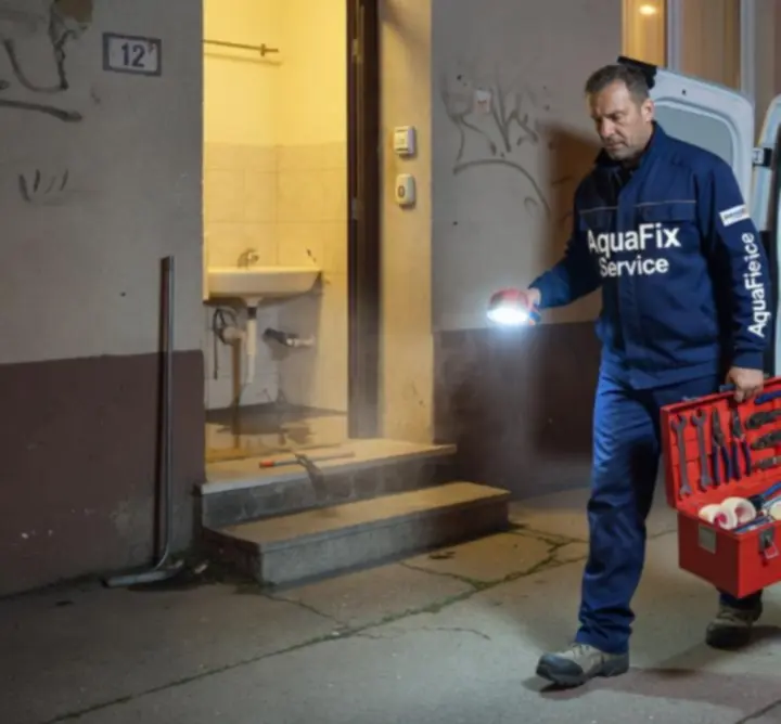 Gyorsan reagáló vészhelyzeti vízszerelő